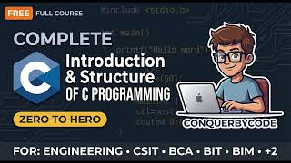 C Programming #1: Introduction & Structure of C Programming | for Engineering, CSIT, BCA, BIT, BIM