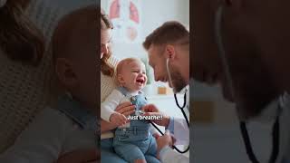 This 1-Year-Old Thinks It’s an Echo Test 😂#EchoBaby