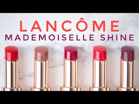 वीडियो: ब्रश के साथ Lancome Le Lipstique होंठ रंग छड़ी - Mauvelle