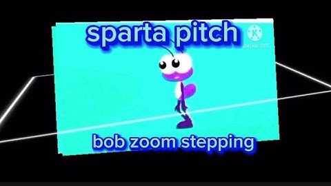 Sparta pitch bob zoom steppings with different colors and video effects