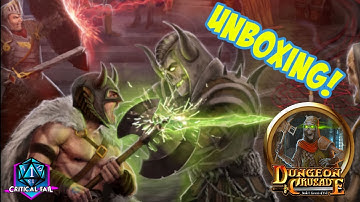 Dungeon Crusade Unboxing - Crusader of the Realm Edition - Groovus Games