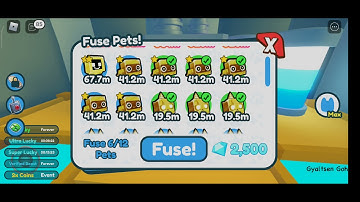 What happens if you fuse 3 Golden Robots and 3 golden Cyber Fox? (PET SIMULATOR X)