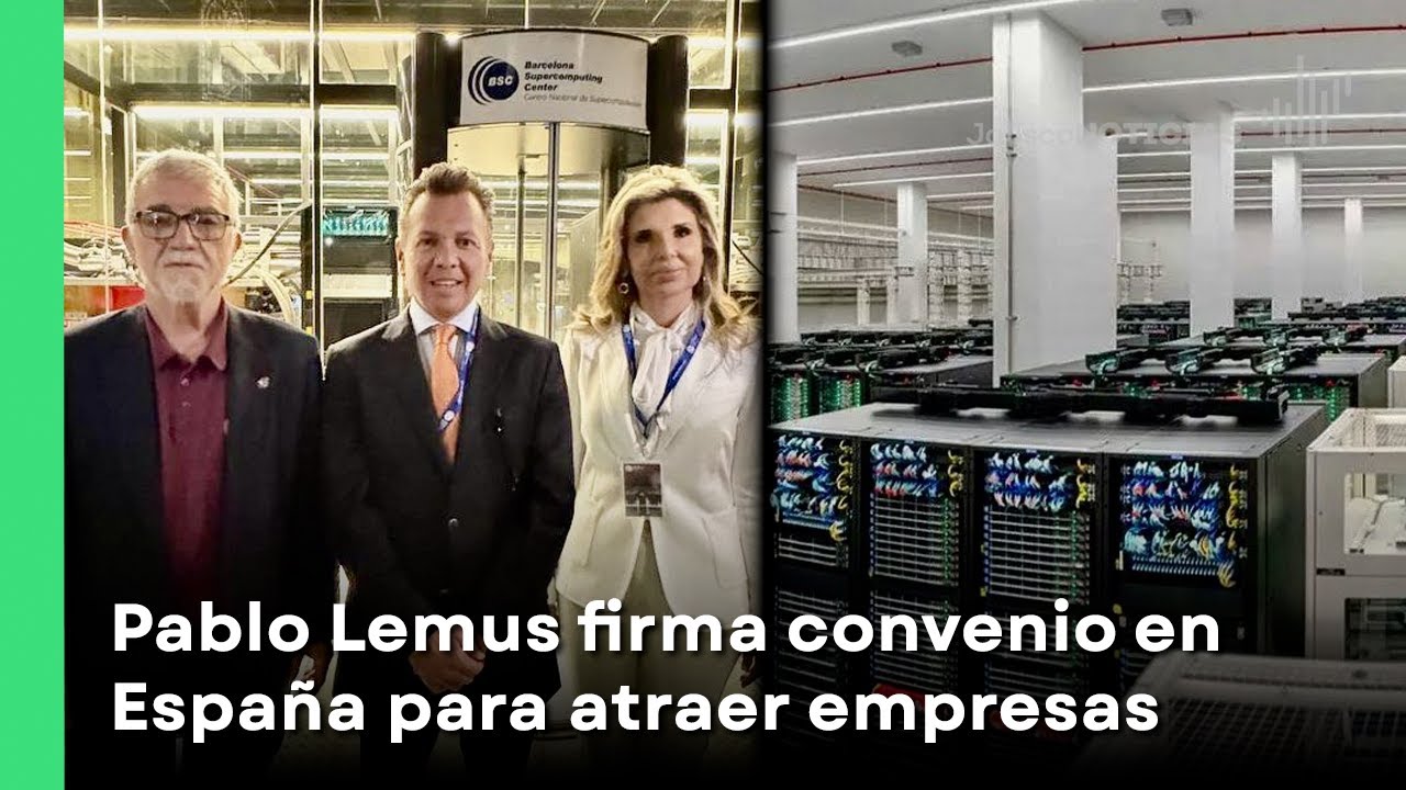 Pablo Lemus busca llevar data centers a Jalisco en el Barcelona Supercomputing Center | JN