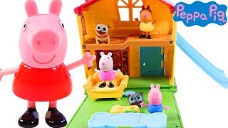 Los Mejores Videos Para Niños Aprendiendo Colores - Peppa Pig Puppy Dog Pals House For Kids