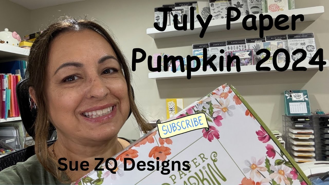July 2024 Paper Pumpkin, PAINTED PETALS, Stampin' Up! - YouTube