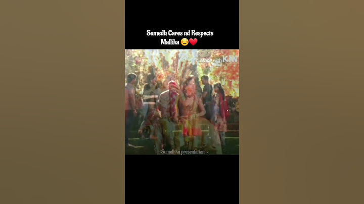 ||Sumedh Cares nd Respects Mallika ☺️❤️|| #youtubeshorts #shorts #sumellika #raadhakrishna