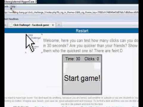 Facebook Click Challenge Hack (No Cheat Engine Required)