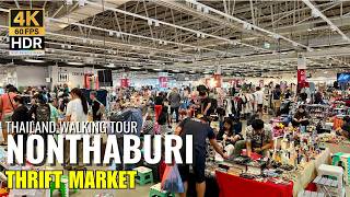 👕 Pantip Ngamwongwan 8th Floor: Weekend Thrift Market Tour Near Bangkok [4K HDR]