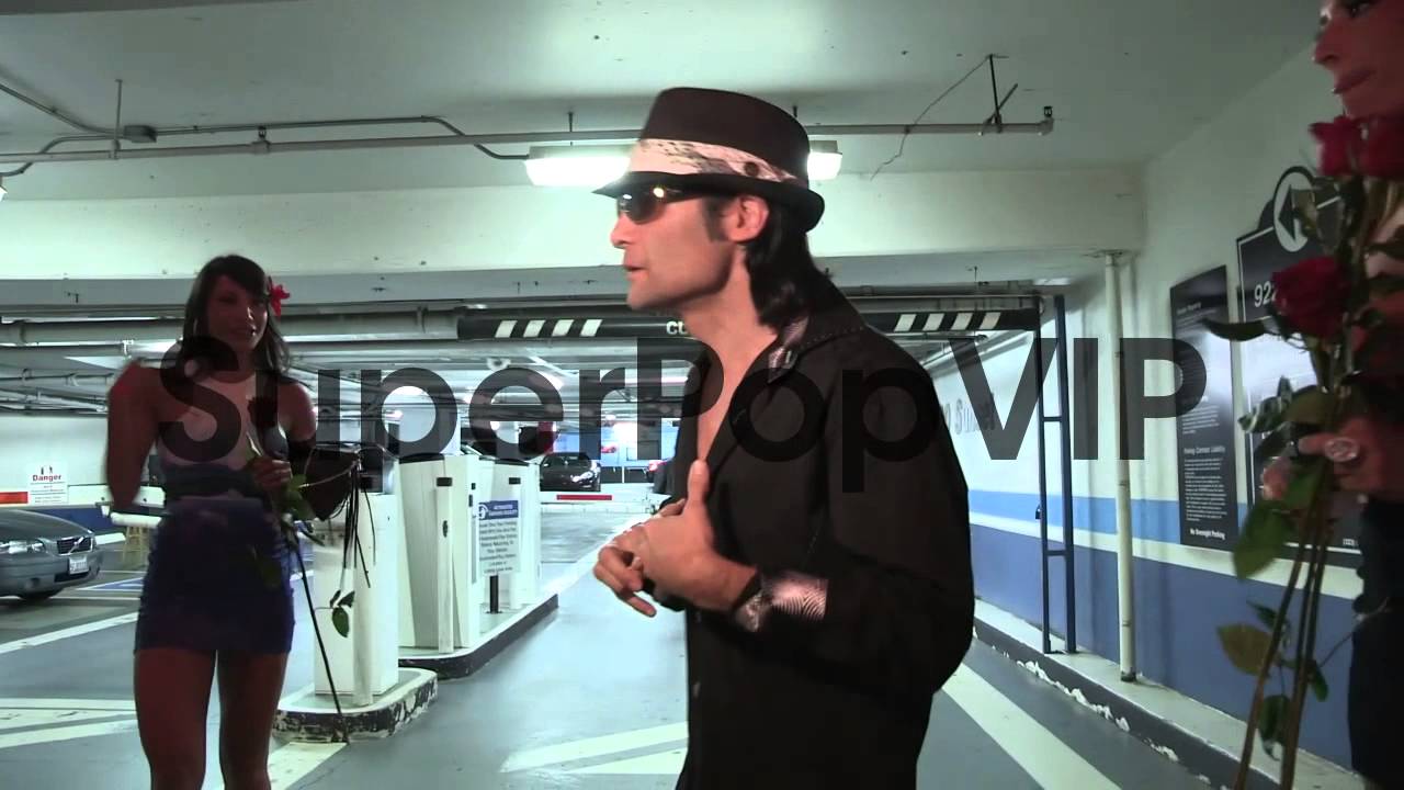 Corey Feldman, Courtney Ann and Nixx at Bootsy Bellows in...