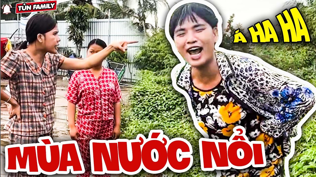 Mùa Nước Nổi, Thúy Liễu Ra Đồng Giành Cá Rô Với Đứa Nhóc Và Cái Kết - Tủn Family