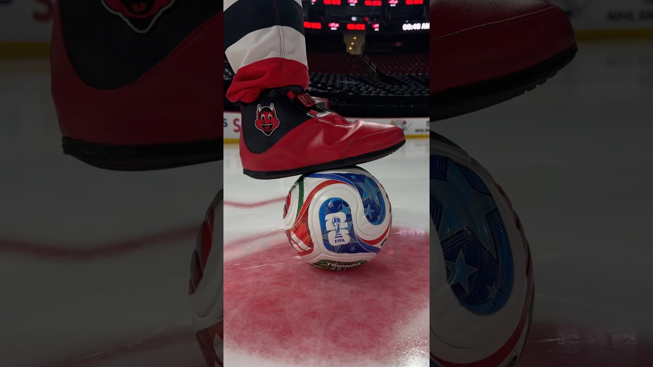 The beautiful game meets The Garden State. #shorts #worldcup #futbol #njdevils #nhl #soccer #fifa