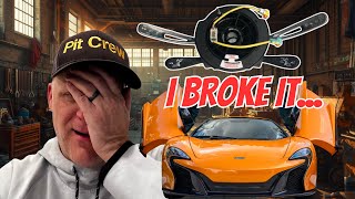 I Broke My McLaren 650S… Then Fixed EVERYTHING (Menu Stalk + Clock Spring Repair) screenshot 1