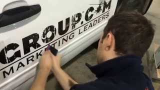 Here is a step by step guide to the "car wrap" process by the professionals at www.carwraps.ca Information