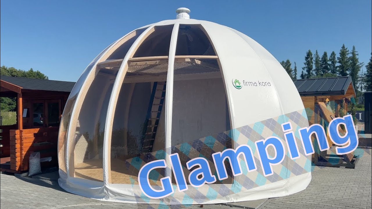 Montaż glampingu  w naszym show room'ie we Włosienicy