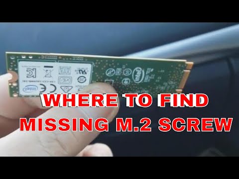 WHERE TO FIND MISSING SSD M.2 SCREW REPLACEMENTS
