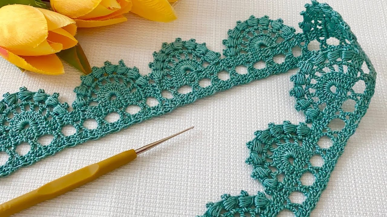 🌟Wow‼️Super Easy and Beautiful Crochet Lace Edge Tutorial for Beginners