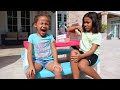 Girl BULLIES Little Sister at LEMONADE STAND, Instantly Regrets It | FamousTubeFamily