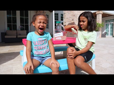 Girl BULLIES Little Sister at LEMONADE STAND, Instantly Regrets It | FamousTubeFamily