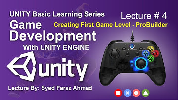Creating First Game Level | Unity ProBuilder - Urdu | Hindi