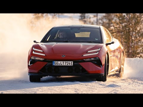 The New Lotus Emeya DRIFTING in the Snow During Winter Tests