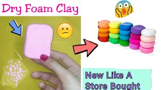 Renew Your Dry Foam Clay. DIY Recycling♻ Of Dry Foam Clay. DIY Foam Clay. screenshot 5