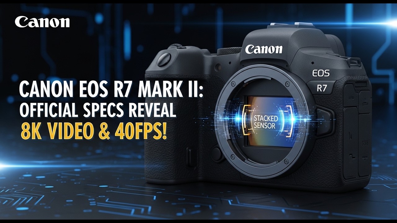 Eos R72 Canon EOS R7 Mark II: Official Specs Reveal 8K Video & 40fps! - YouTube
