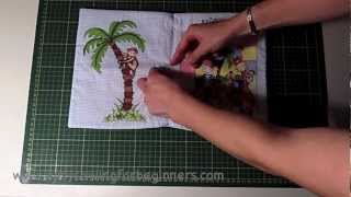 How to sew a fabric book Steps 9-10 (part 3 of 3)