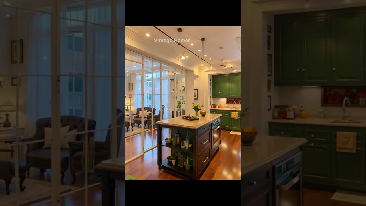 Green vintage charm in every corner 💚🏡Dining in style, sleeping in luxury ✨