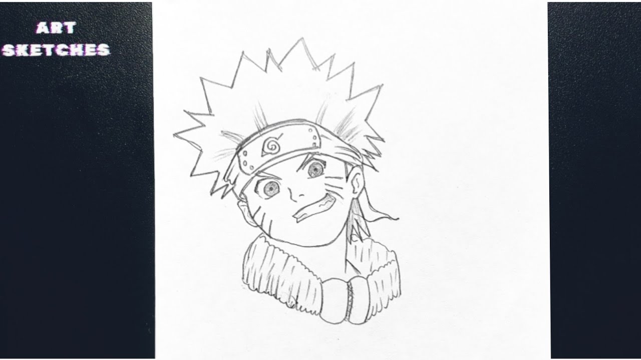 Drawing/Naruto/pencil sketch (step by step) Udaydeepta art's 