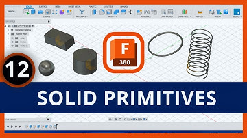 #12 How to Use Solid Primitives | Fusion 360 Tutorial |