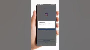 unable to login instagram problem | instagram an unexpected error occurred please try logging
