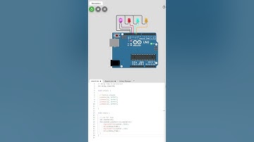 4 led chaser circuit using arduino