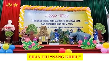 Phần thi năng khiếu hội thi "Tài năng Tiếng Anh dành cho trẻ Mẫu giáo" cấp cụm trường MN Phúc Hòa