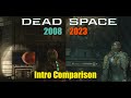 Dead space remake  intro comparison side by side how close is it to the original