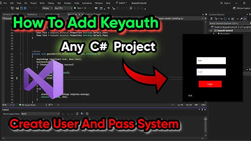 How To Add Keyauth In Any C# Project 🎯 Login System Create || Free Fire Panel || With C# Coding
