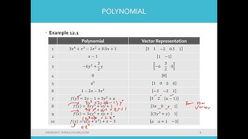 Ch12: Polynomial (Conv, Deconv, Polyval, Roots)