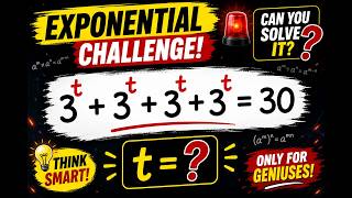 Only 1% Got This Viral Exponential Math Olympiad Problem!