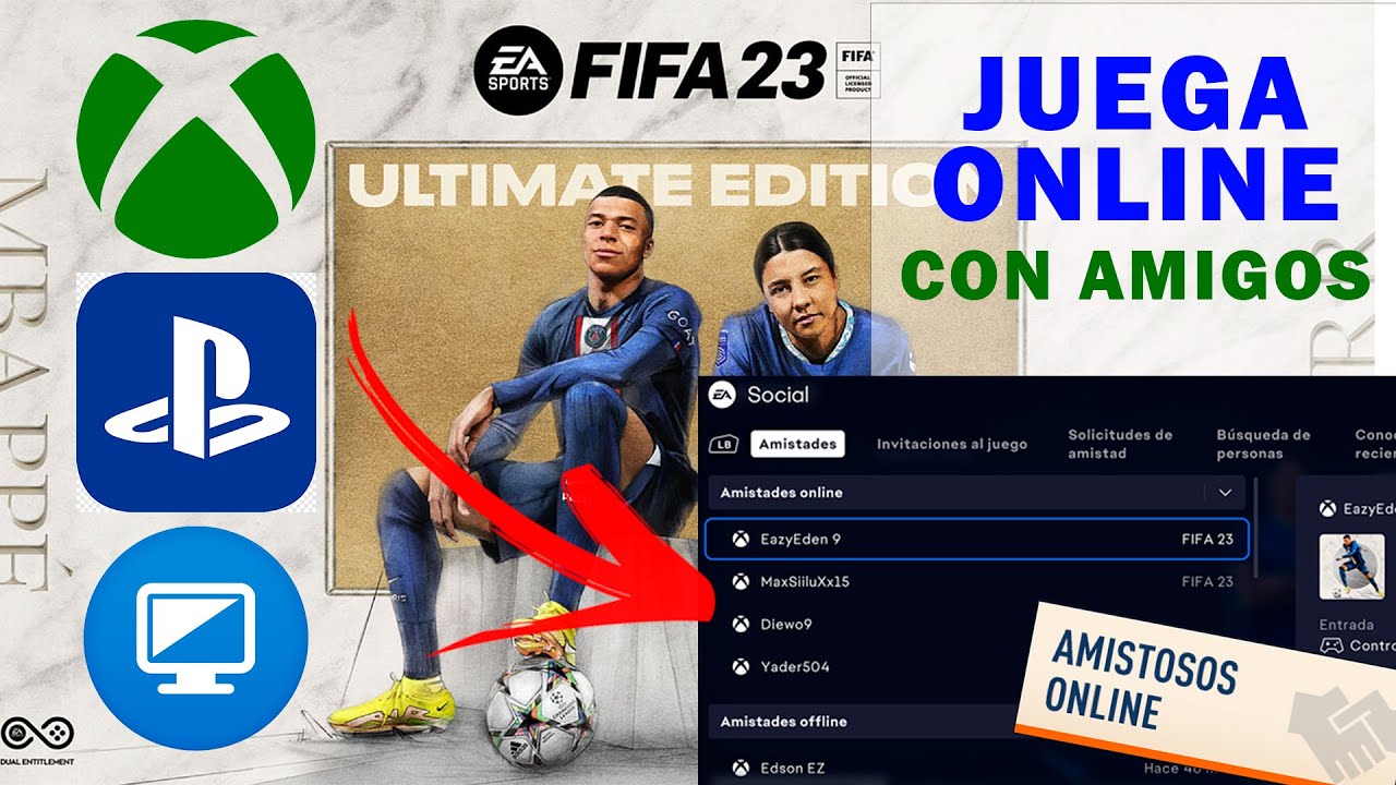 HOW TO INVITE CROSSPLAY/CROSS PLATFORM IN FIFA 23 XBOX/PS4/PS5/PC