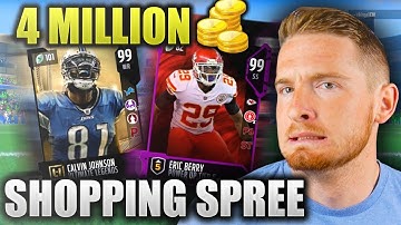 4 MILLION COIN SHOPPING SPREE | UNSTOPPABLE GOD SQUAD | Madden 18 Coin Spending Spree