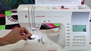 Singer Quantum Stylist 9960 34 Basting Stitch