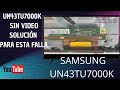metodos efectivo  para solucionar falla de reinicio en tv Samsung un43tu7000k