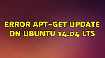 Ubuntu: Error apt-get update on Ubuntu 14.04 LTS