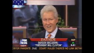 Steve Bridges as President Bill Clinton on Fox News 