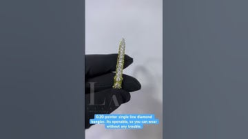 0.20 pointer single line diamond bangle💎.