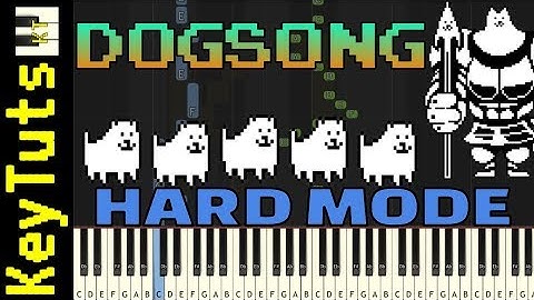 Learn to Play Dogsong from Undertale - Hard Mode