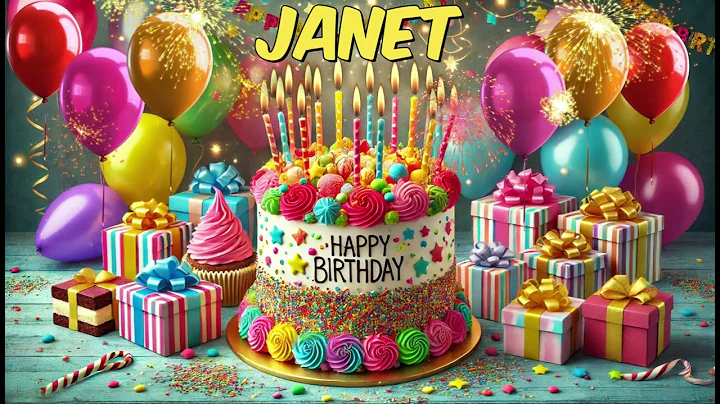 JANET Happy Birthday Song - Happy Birthday to You
