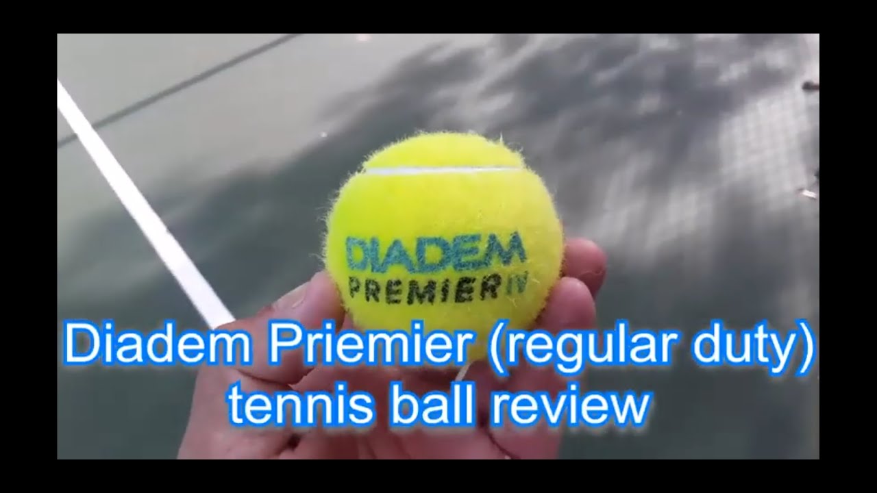 Diadem premier regular duty tennis ball review YouTube
