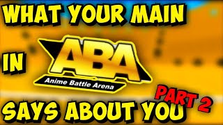 What Your Anime Battle Arena Main Says About You - anime battle arena roblox jojo how to get free robux no codes