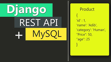 Complete API Development -- Django Rest Framework + MySQL For Beginners || By Great Adib