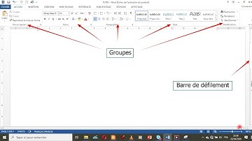 Formation  Word débutant #3 L’interface de Word